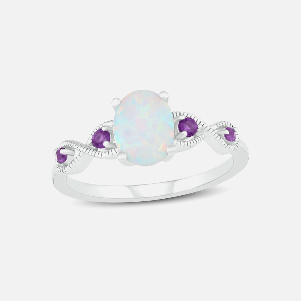 Natural Amethyst Ring